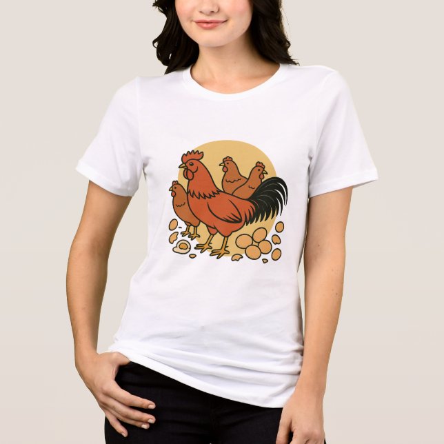 Chicken Lovers Women's Tee (Vorderseite)