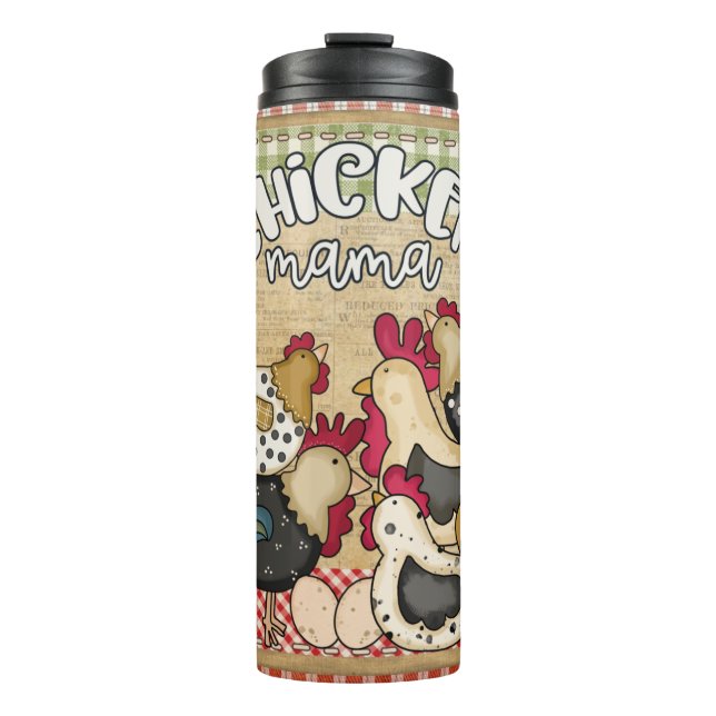 Chicken Mama Tumbler Thermosbecher (Vorderseite)