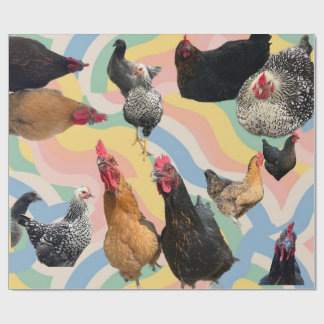 Chicken Mania 2 All Occasion Wrapping Paper Geschenkpapier