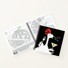 Chicken Martini persönliches Kochbuch Rezept Notizbuch