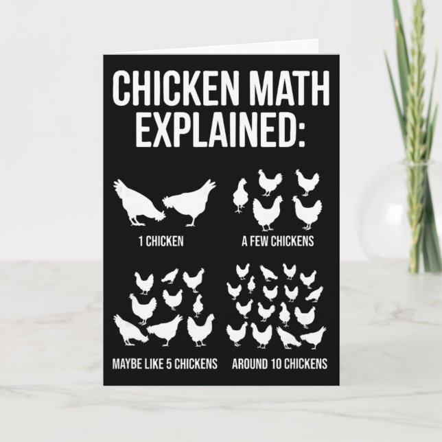 Chicken Math Explained, Chicken Owner  Karte (Vorderseite)