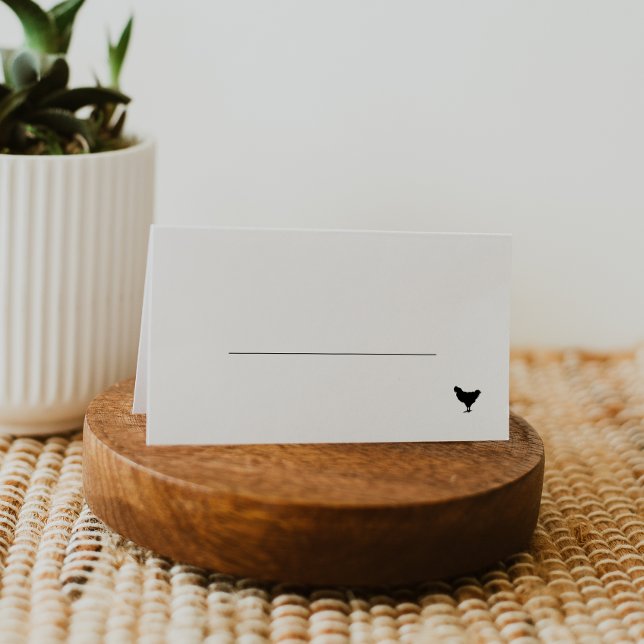 Chicken Meal Option Wedding Platzkarte (Von Creator hochgeladen)