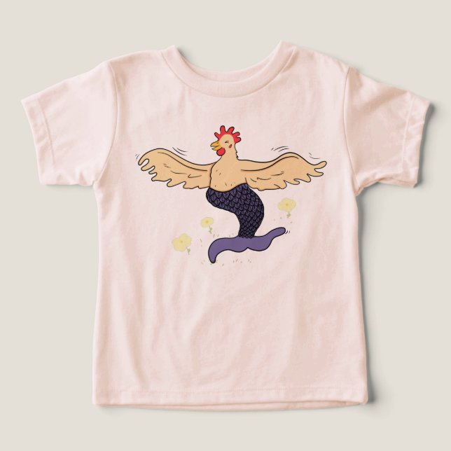 Chicken Mermaid (Design Vorderseite)