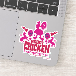 Chicken Nerd Unicorn Graphic Aufkleber