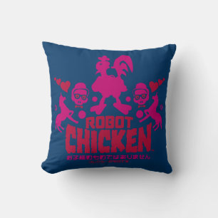 Chicken Nerd Unicorn Graphic Kissen