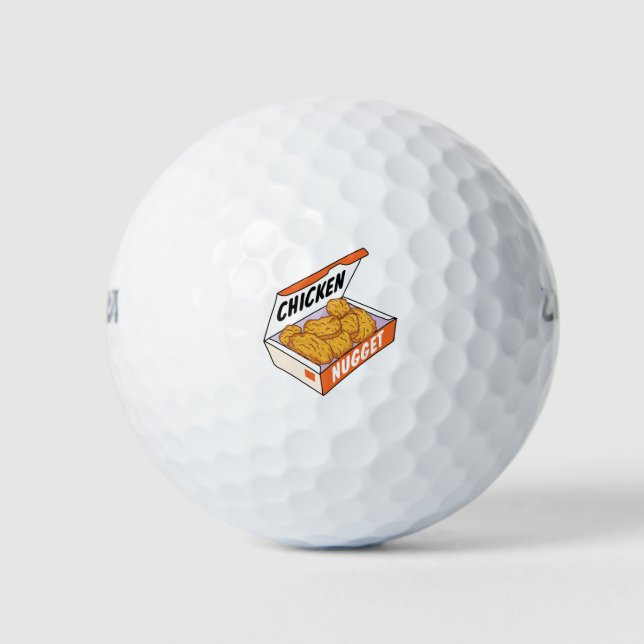 Chicken Nugget Box Golfball (Vorderseite)
