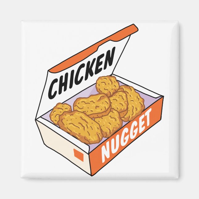 Chicken-Nugget-Box Magnet (Vorne)