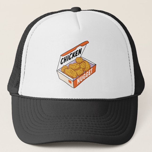 Chicken Nugget Box Truckerkappe (Vorderseite)