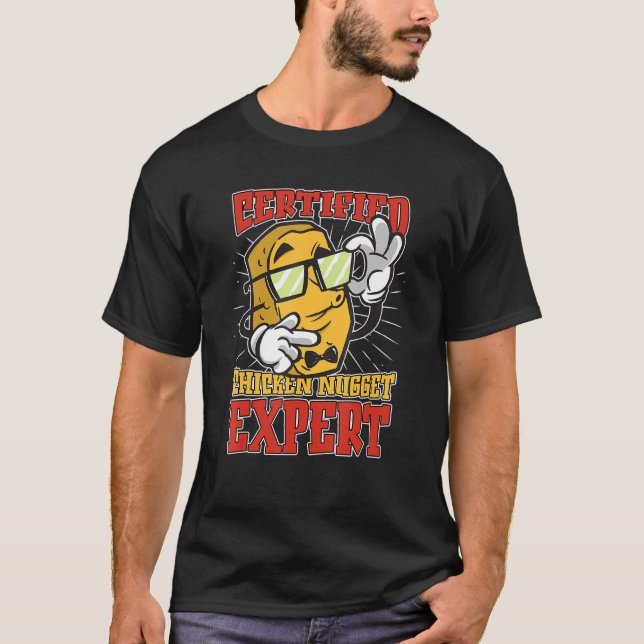 Chicken Nugget Expert Nugget  Chicken Nuggets Fast T-Shirt (Vorderseite)