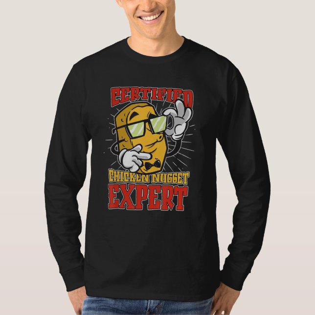 Chicken Nugget Expert Nugget  Chicken Nuggets Fast T-Shirt (Vorderseite)