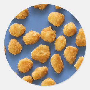 Chicken Nugget Tasche Runder Aufkleber