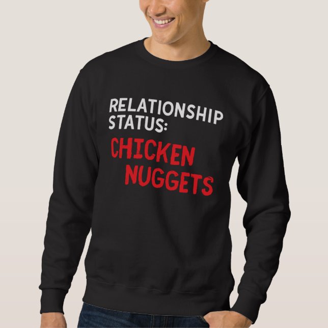 Chicken Nugget Valentines Day  Nuggets  Boys Girls Sweatshirt (Vorderseite)
