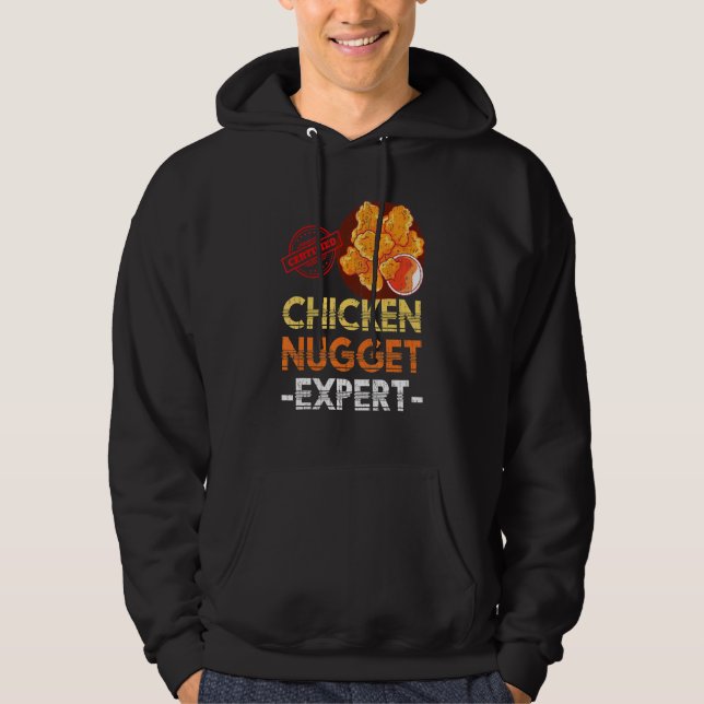 Chicken Nuggets Expert Fast Food Chicken Nugget Hoodie (Vorderseite)