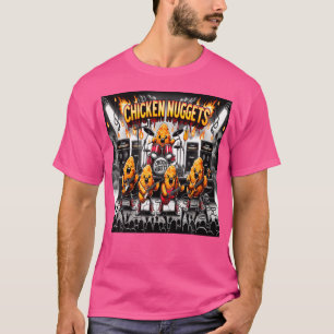 Chicken Nuggets Heavy Metal World Tour T-Shirt