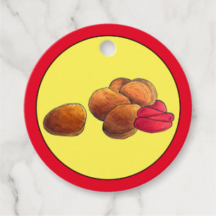 Chicken Nuggets Ketchup Junk Fast Food Feinschmeck Geschenkanhänger