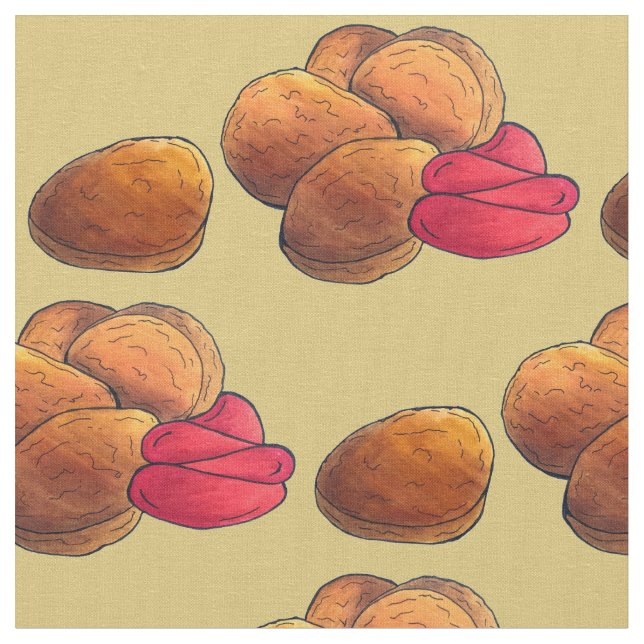 Chicken Nuggets mit Ketchup Junk Food Feinschmecke Stoff (Nahaufnahme)