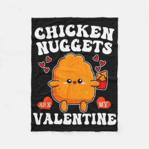 Chicken Nuggets sind mein Valentinstag Lustiger Nu Fleecedecke