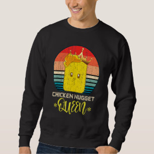 Chicken Nuggets Women Feinschmecker Queen Chicken Sweatshirt