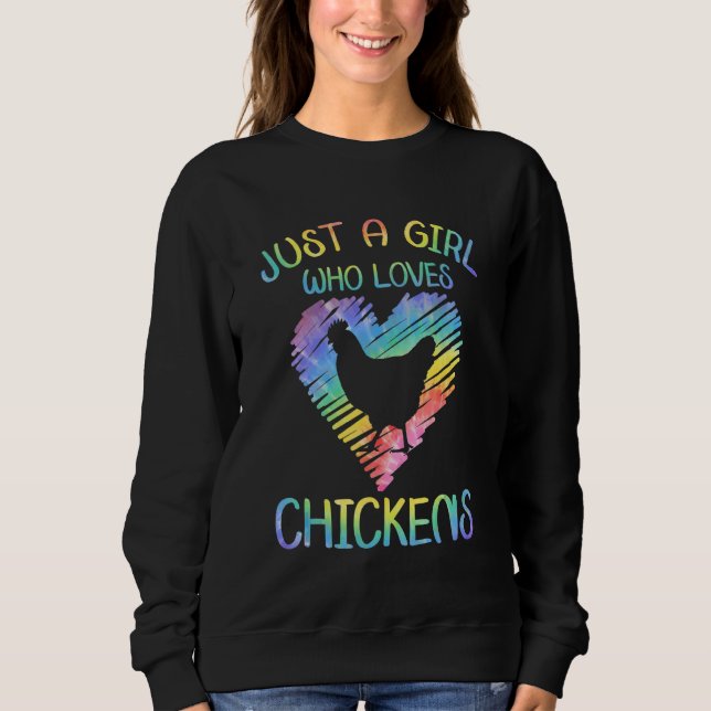Chicken Outfit for Chicken Hen Lovers Apparel Wome Sweatshirt (Vorderseite)
