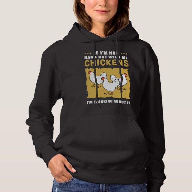 Chicken Owner Ha Hoodie (Vorderseite)