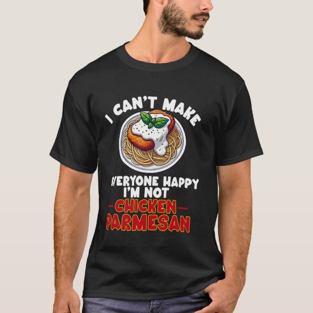 Chicken Parmesan Parm Parmigiana Italienische Lieb T-Shirt (Vorderseite)
