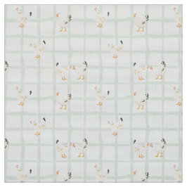 Chicken picnic checkered pattern  stoff
