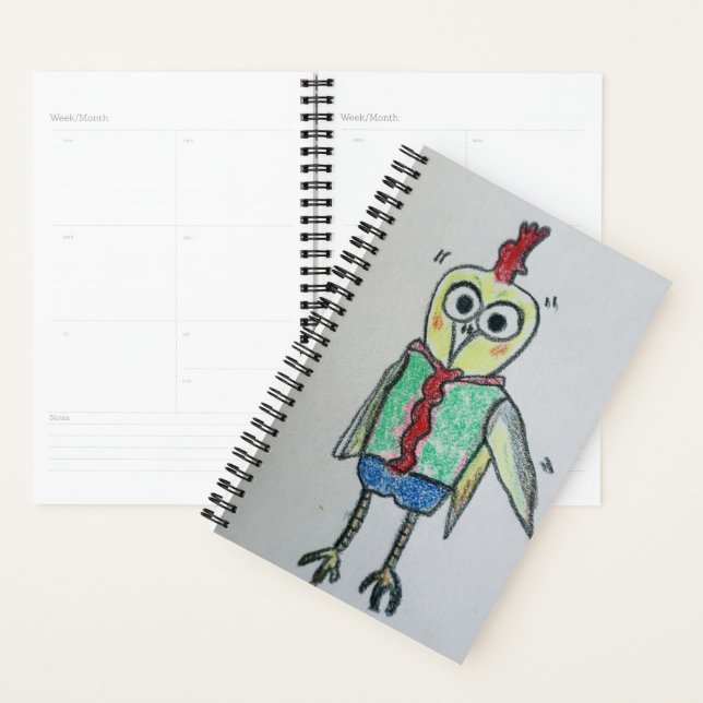 Chicken Plane Notebook Planer (Anzeige)