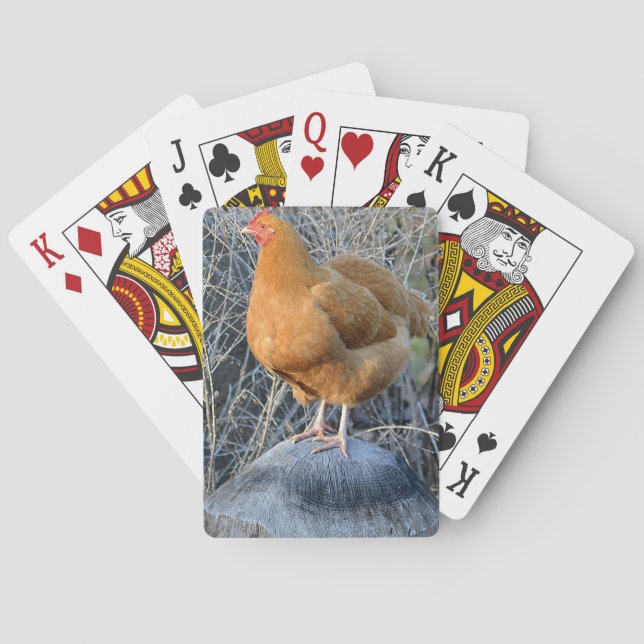 Chicken Playing Cards Spielkarten (Rückseite)