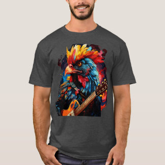 Chicken Playing Guitar T-Shirt
