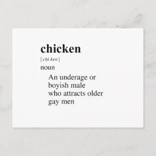 CHICKEN POSTKARTE