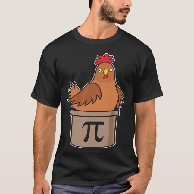 Chicken Pot Pi 3 14 Math Pun Mathlete Math  Teache T-Shirt (Vorderseite)