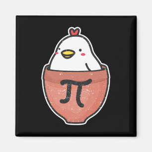 Chicken Pot Pi Day Funny Mathematik Lehrer Mathema Magnet