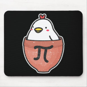 Chicken Pot Pi Day Funny Mathematik Lehrer Mathema Mousepad