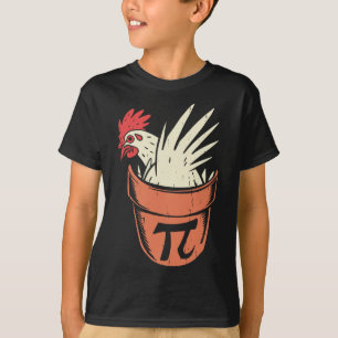 Chicken Pot Pi Funny Mathe Lehrer Pun Pi Day T-Shirt