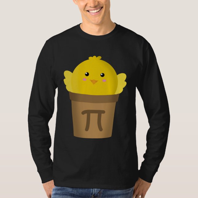 Chicken Pot Pi  Math  & Pi Day Pie  Academic T-Shirt (Vorderseite)