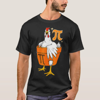 Chicken Pot PI Tag Pi Tag Matte Lover Funny Gesche T-Shirt