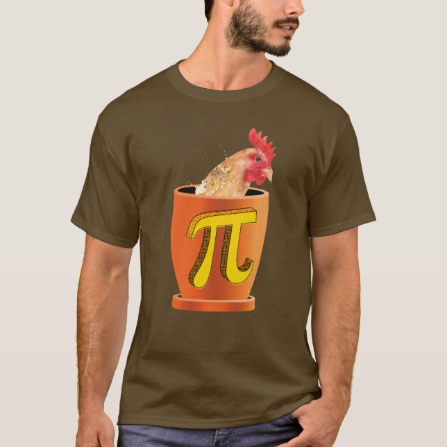 Chicken Pot Pi (und das ist mir egal) T-Shirt (Vorderseite)