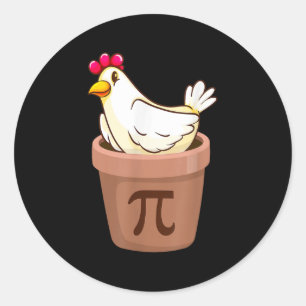 Chicken Pot pie drei meiner Lieblings-Dinge lustig Runder Aufkleber