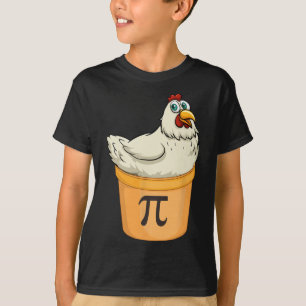 Chicken Pot Pie Funny Mathe Pun Chicken Pot Pi T-Shirt