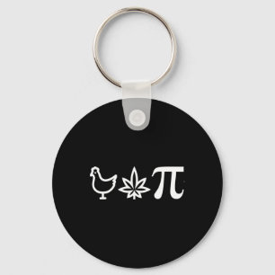 Chicken Pot Pie Pi Day Weed Pun Mathe Numbers März Schlüsselanhänger