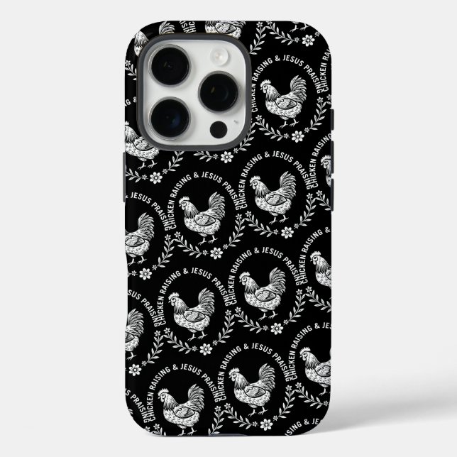 Chicken Raising & Jesus Lob Case-Mate iPhone Hülle (Rückseite)
