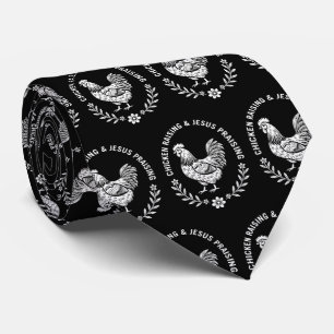 Chicken Raising & Jesus Lob Krawatte