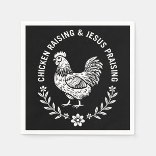 Chicken Raising & Jesus Lob Serviette
