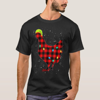 Chicken Red Lights Weihnachten Weihnachten Weihnac T-Shirt