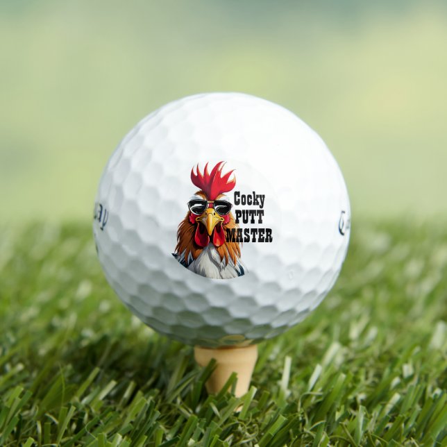 Chicken Rooster Golf Pun GraphicCallaway Supersoft Golfball (Insitu T-Shirt)