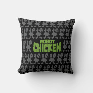 Chicken Silhouette Pattern Kissen