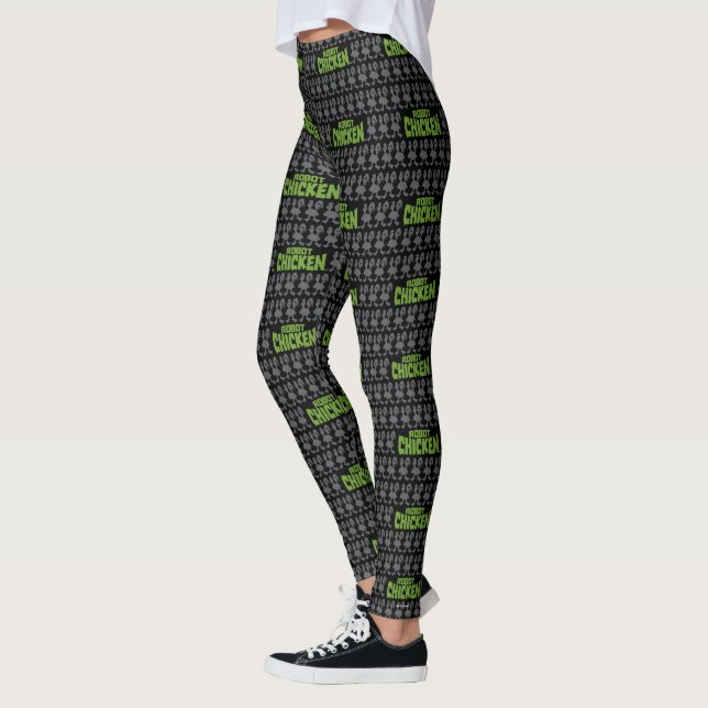 Chicken Silhouette Pattern Leggings (Links)