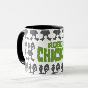 Chicken Silhouette Pattern Tasse