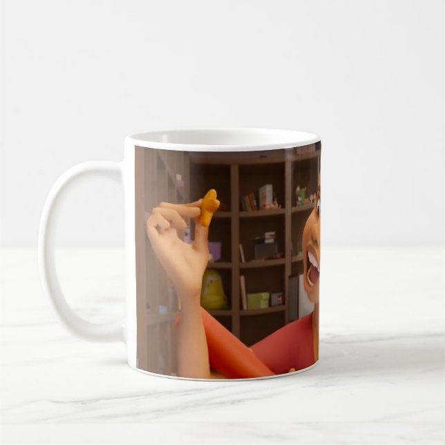 Chicken Stars Meme Kaffeetasse (Links)