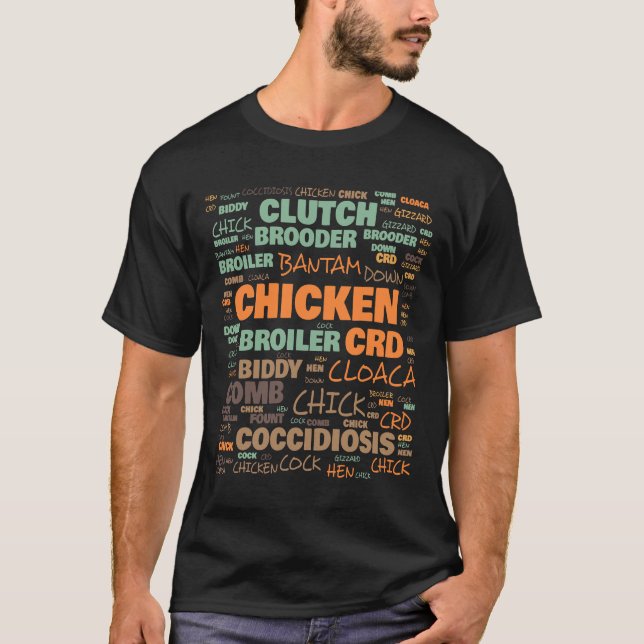 Chicken Terminology T-Shirt (Vorderseite)